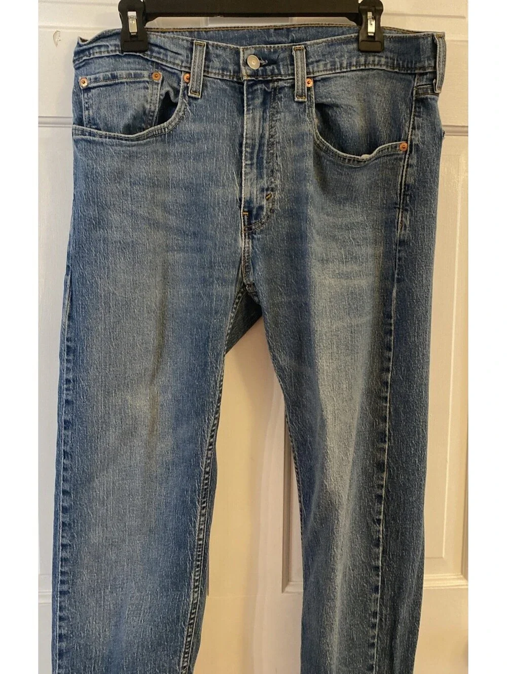 Levis Jeans Mens 505 Casual Medium Wash Classic Everyday Straight Work 34X30